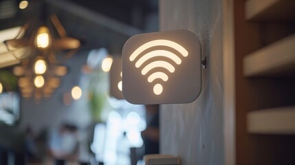 The Essence of Connectivity: Minimalist Wireless Signs