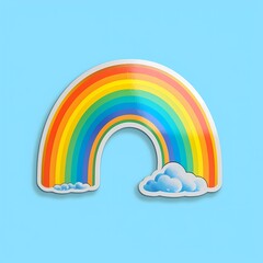 Colorful Illustrated Rainbow