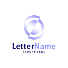 Modern letter O logo design vector. Creative O logo concepts template