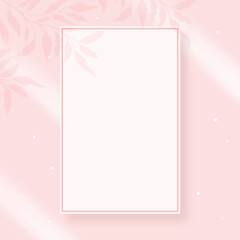 Cute kawaii pink pastel poster banner advertisement and social media post background