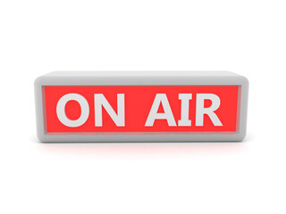 3D Rendering of On Air sign
