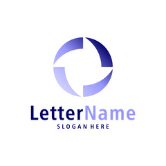 Modern letter O logo design vector. Creative O logo concepts template