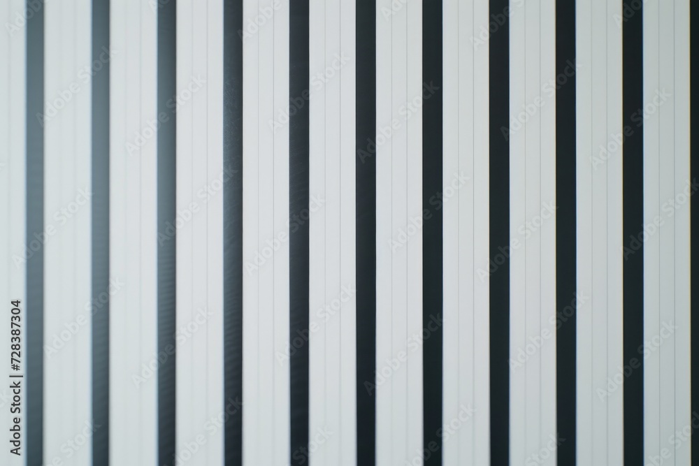 Poster a black and white striped wall with vertical lines. suitable for interior design and pattern backgro