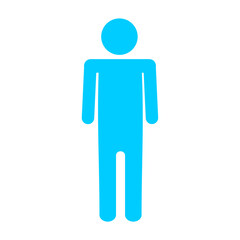Fototapeta na wymiar Men's Washroom Accessibility Icon