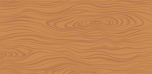 Wood texture. Brown wooden plank, cutting board, floor or table surface. Striped fiber textured background. Retro tree surface pattern