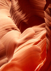 beautiful structure in the Antelope Canyon