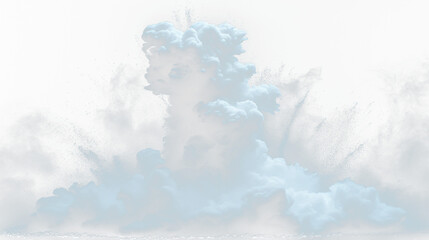 Cloud explosion vectet motion effect 3