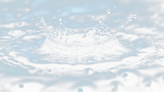 Water splash effect motion vecter design mockup 2