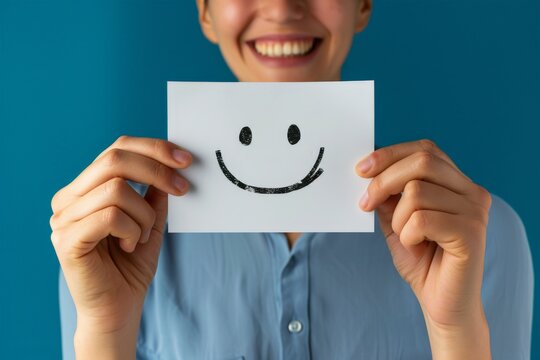 Happy Smiley Emoji collective Emoticon, colored Symbol email marketing. Smiling face feedback mechanism. Joyfull comic big smile. parallelism client rating and customer feedback