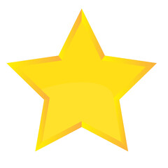 Gold Star Vector Design