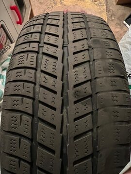 Worn tyre