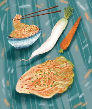 Asian cuisine kim chi