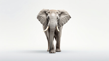 elephant (genus), in the style of high-key lighting