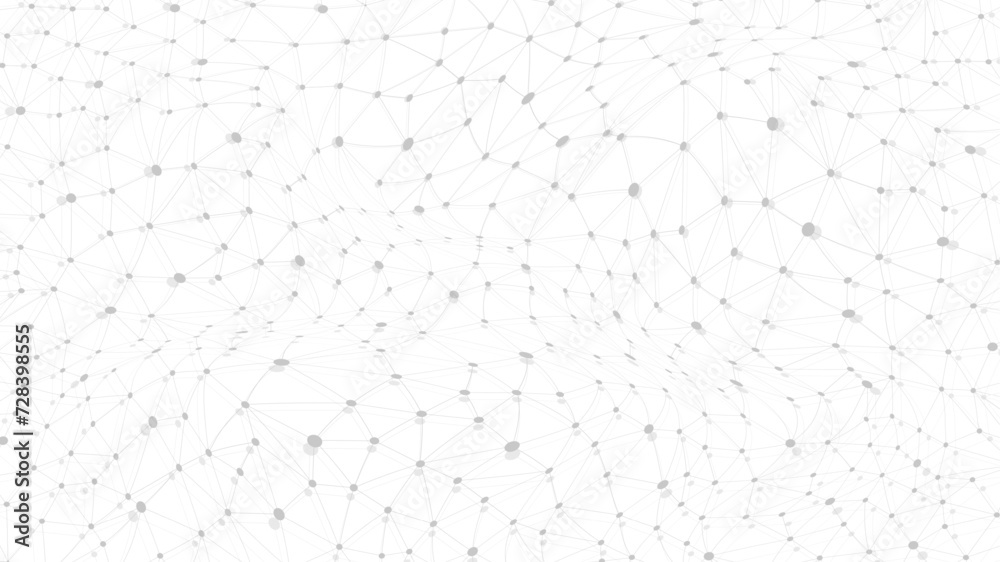 Poster Global network connection banner design template. Header social network communication in the global business concept. Big data visualization. Internet technology