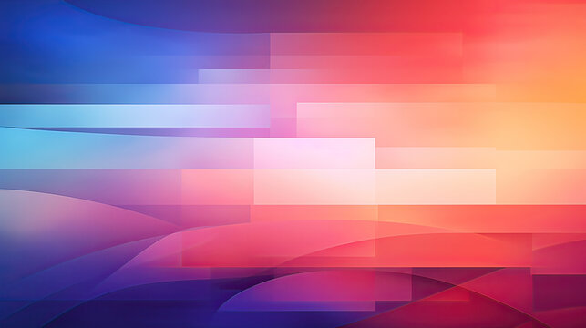 Mesmerizing reimagine the colors and shapes of a sunset through abstract interpretations, adding a touch of creativity to your compositions Ai Generative
