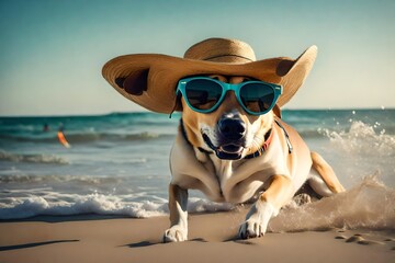Create a guide on packing essentials for a summer vacation with pets, including sunscreen, collapsible water bowls, and beach-friendly toys.
