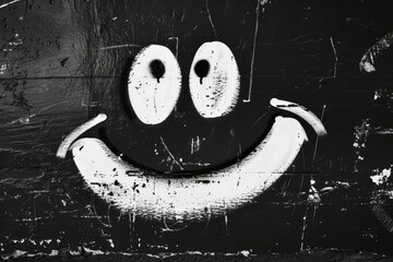 Positive Psychology Emoji joy Smiley, Icon Illustration sticky label. Smiling cartoon comic. Big grin happy happy smile. ditto stress management