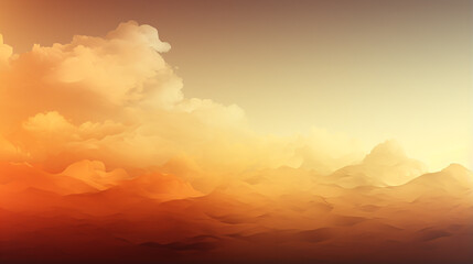 Obraz premium Tangerine_flat_Watercolor_gradient_backgroun