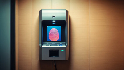 Finger print scan access control system, Digital fingerprint scanning verification process