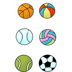 Obraz premium set of sports balls