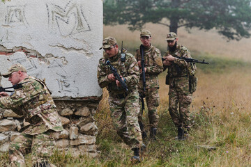 In a high stakes mission, a specialized military unit executes a tactical operation to secure a...