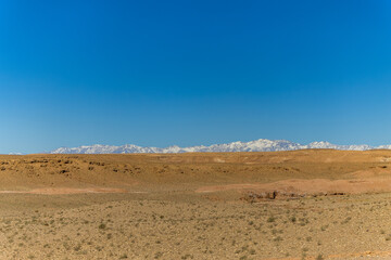Fototapeta na wymiar Mountain landscape in the north of Africa, Morocco.