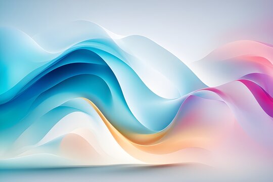 flow colourful waves abstract background 