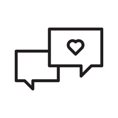 Fototapeta premium Speech bubble Love Valentine day For Dating Dinner Loving couple gift happy romantic holiday heart love decoration men women present