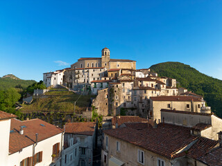 Fototapeta na wymiar Lagonegro, Potenza district, Basilicata, Italy, Lucanian Apennines-Val d'Agri-Lagonegrese National Park, view of the historic centre