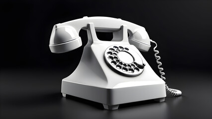 White old telephone