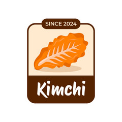 Kimchi Logo Korean Food Vector Template, for Organic Healthy Traditional Homemade Food Graphic Designs Inspiration