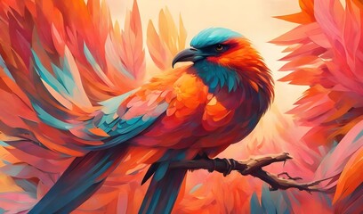 Fototapeta premium blue and yellow macaw ara