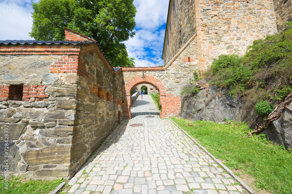 Poster akershus castle and fortress in oslo, norway