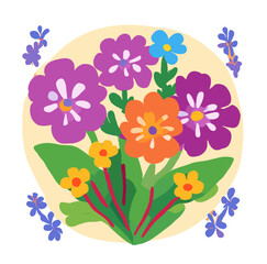 background with flowers