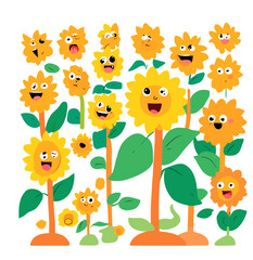 Naklejka premium set of funny animals