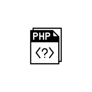 Illustration, html css js php icons 