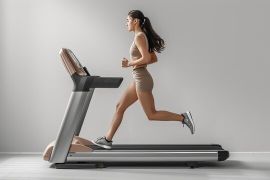 The girl on the treadmill