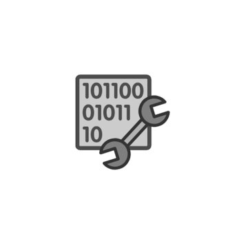 Illustration, html css js php icons 