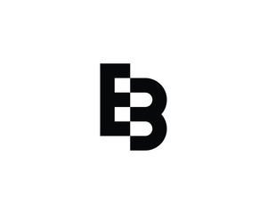 EB logo design vector template