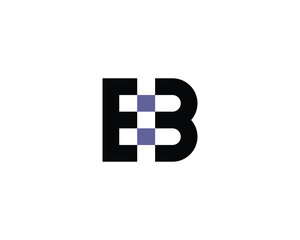 EB logo design vector template