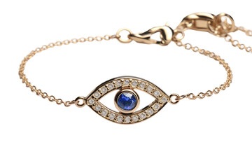Evil Eye Protection Anklet Isolated On Transparent Background