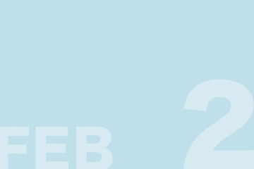 2月の背景イメージ