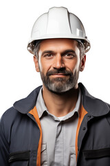 Fototapeta premium Engineer isolated on transparent