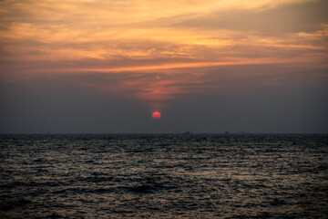 Fort kochi the Sunset of Arabian sea. the Kerala's most beautiful Tourist Destination 