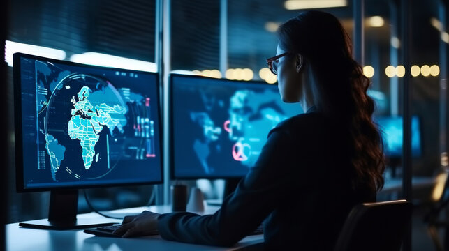 Cyber security and information or network protection. Future technology web services for business, Data protection technology. Online internet access cyber attack and business data privacy