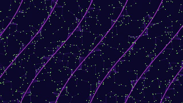 An image displaying constellations in the night sky, formed by connecting stars with lines to depict different shapes and patterns