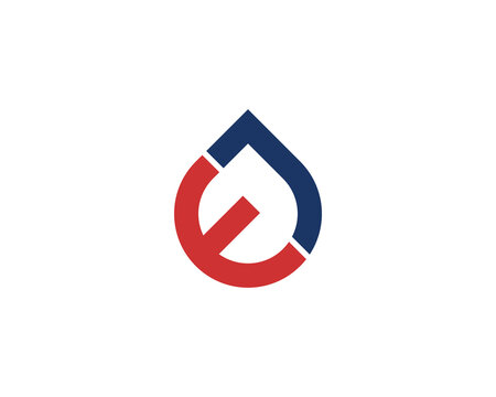 EJ JE logo design vector template