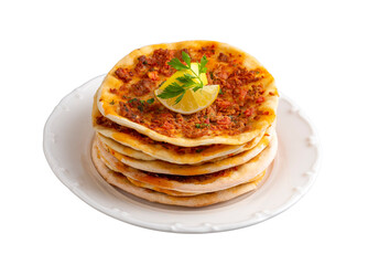 Turkish Food Findik Lahmacun -Mini Pizza