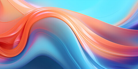 Abstract colorful gradient background for design ,Futuristic Technology Style Impressive Colorful Waves Abstract Background With A Dynamic And Transparent Effect Rendered In 3d Motion
