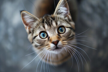 close up of a cat